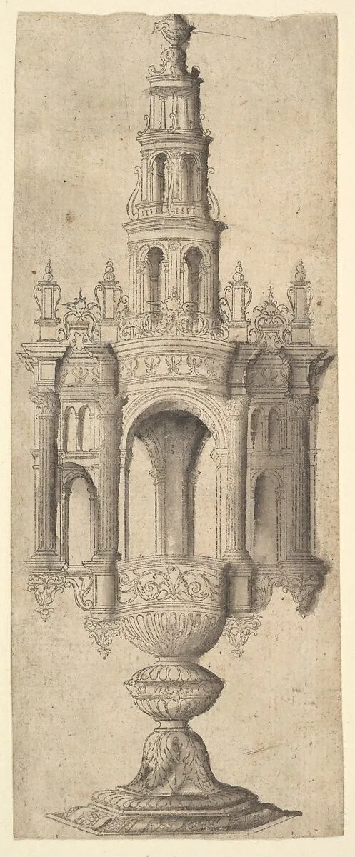 An Architectural Monstrance — Anonymous, French, 16th century
