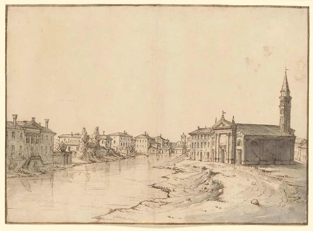 View of Dolo — Bernardo Bellotto