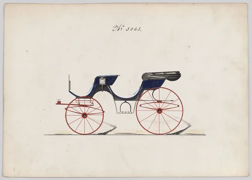 Design for 2 seat Phaeton, no. 3043