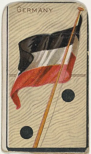Germany, from the National Flag on Domino series (T177) issued by Kinney Brothers to promote Sweet Caporal Cigarettes — Kinney Brothers Tobacco Company