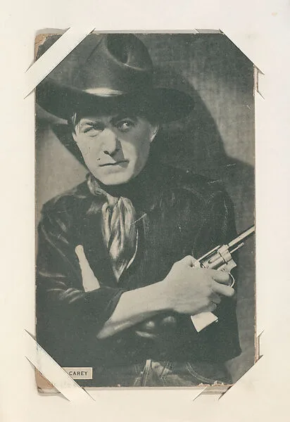 Harry Carey from Western Stars or Scenes Exhibit Cards series (W412) — Unknown