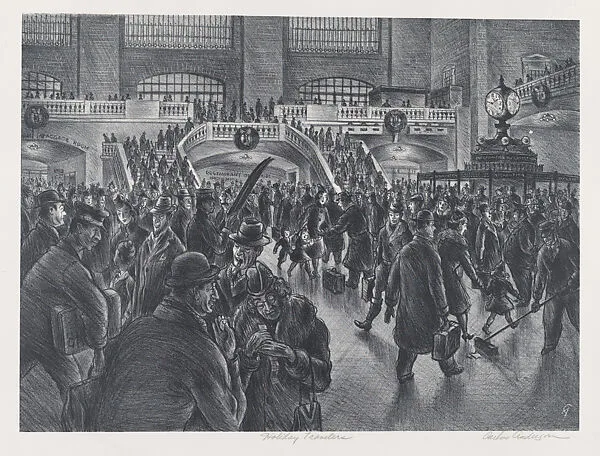 Holiday Travelers — Carlos Anderson|WPA