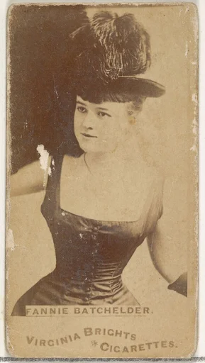Fannie Batchelder, from the Actors and Actresses series (N45, Type 1) for Virginia Brights Cigarettes