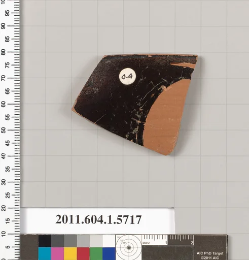 Terracotta rim fragment of a kylix: eye-cup (drinking cup)