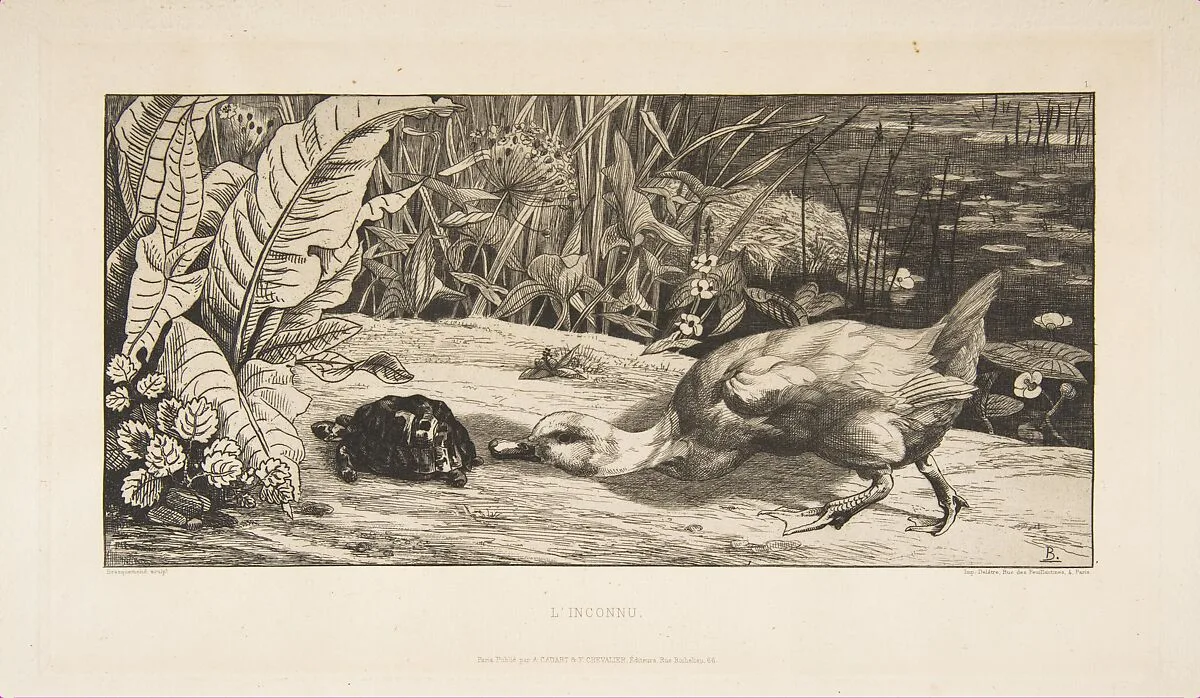 L'Inconnu — Félix Bracquemond|Alfred Cadart|Auguste Delâtre