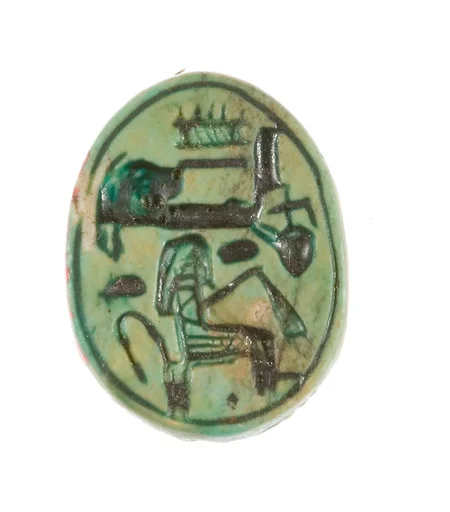 Scarab Inscribed Hatshepsut United with Amun