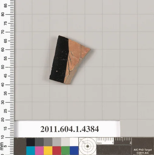 Terracotta fragment of a kylix (drinking cup)