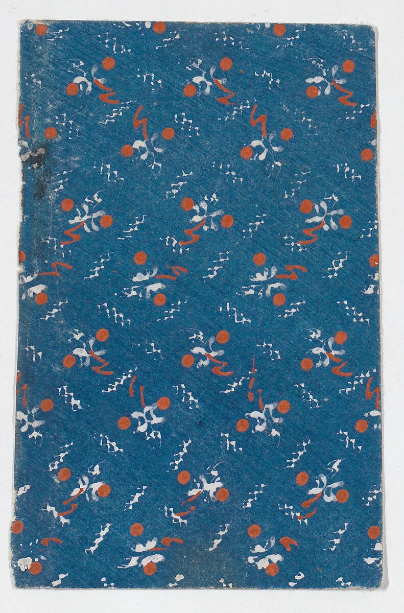 Sheet with abstract pattern — Anonymous