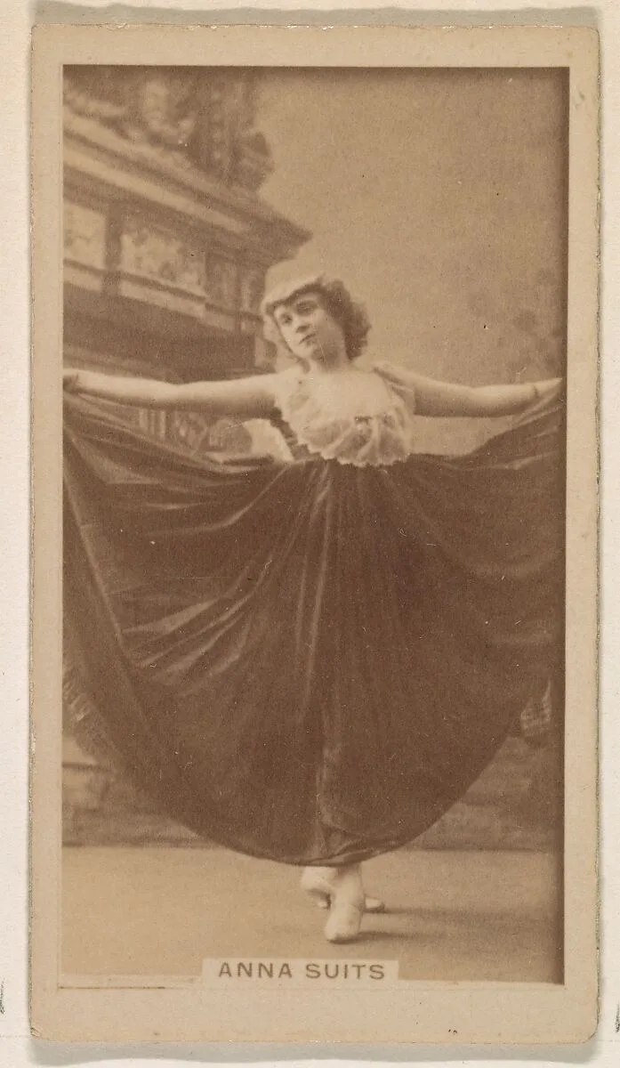 Anna Suits, from the Actresses series (N245) issued by Kinney Brothers to promote Sweet Caporal Cigarettes — Kinney Brothers Tobacco Company