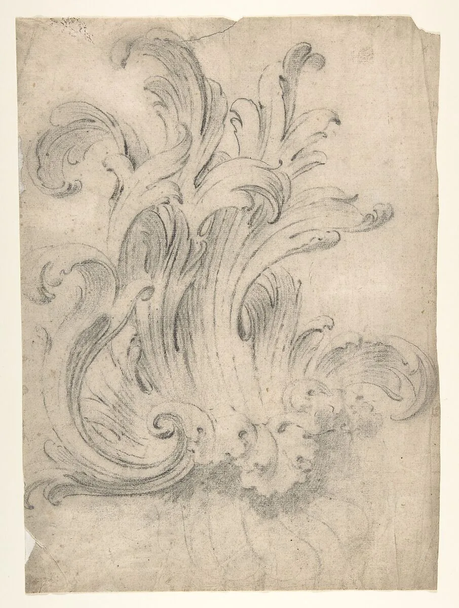 Ornament design — Anonymous, French, 18th century