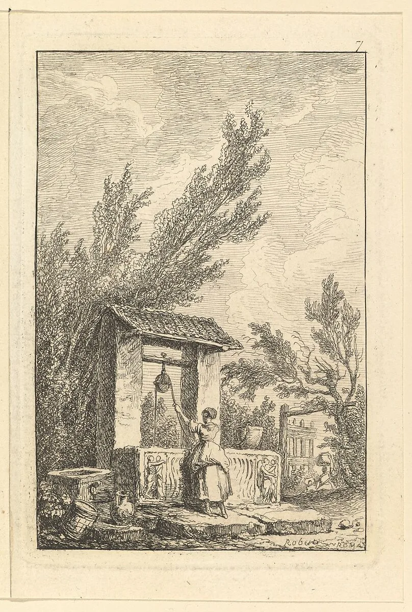 Le Puits — Hubert Robert