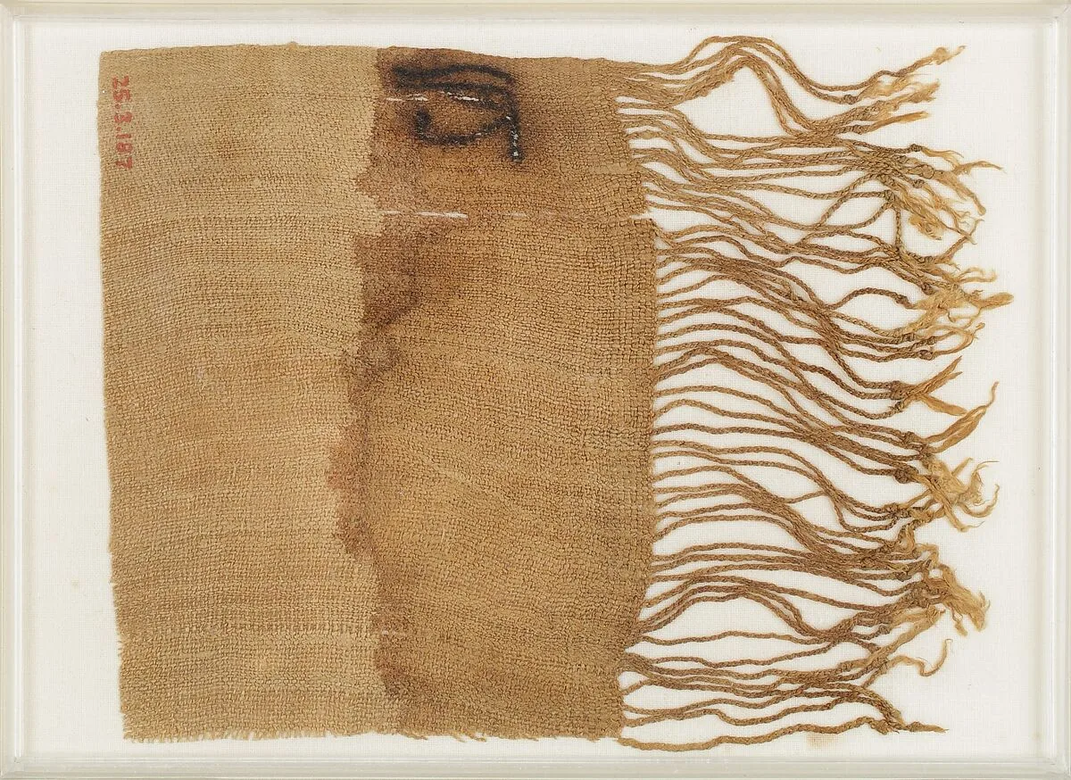 Mummy bandage inscribed with a wedjat eye — Unknown