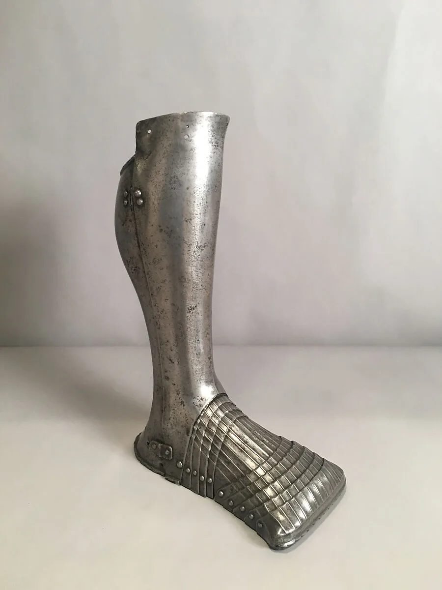 Pair of Greaves with Sabatons — Unknown