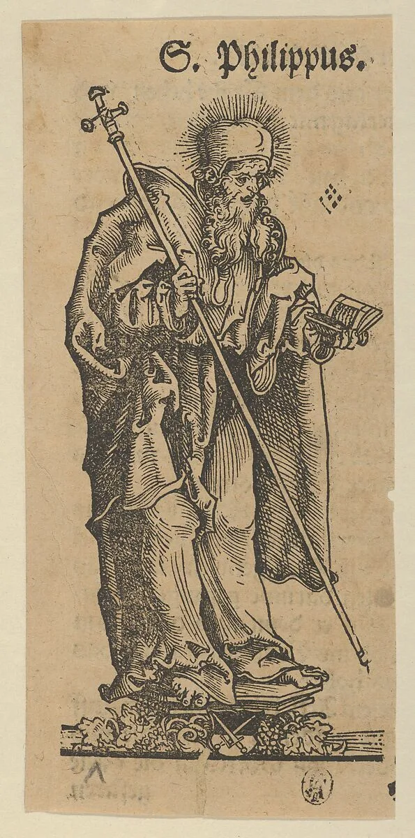 Silver Statuette of St. Philip, from the Wittenberg Reliquaries — Lucas Cranach the Elder