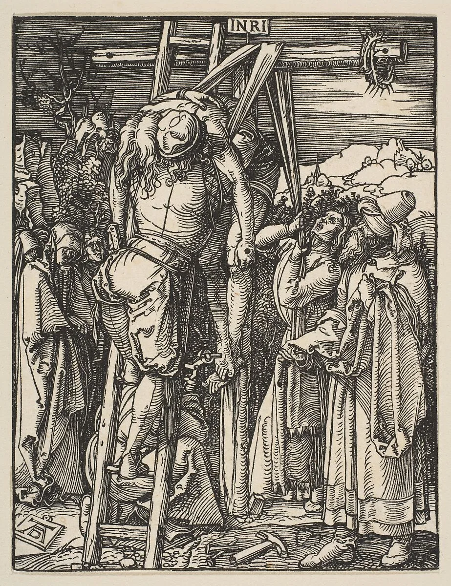The Descent from the Cross, from "The Small Passion" — Albrecht Dürer