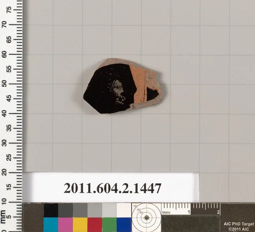 Terracotta fragment of a skyphos (deep drinking cup)