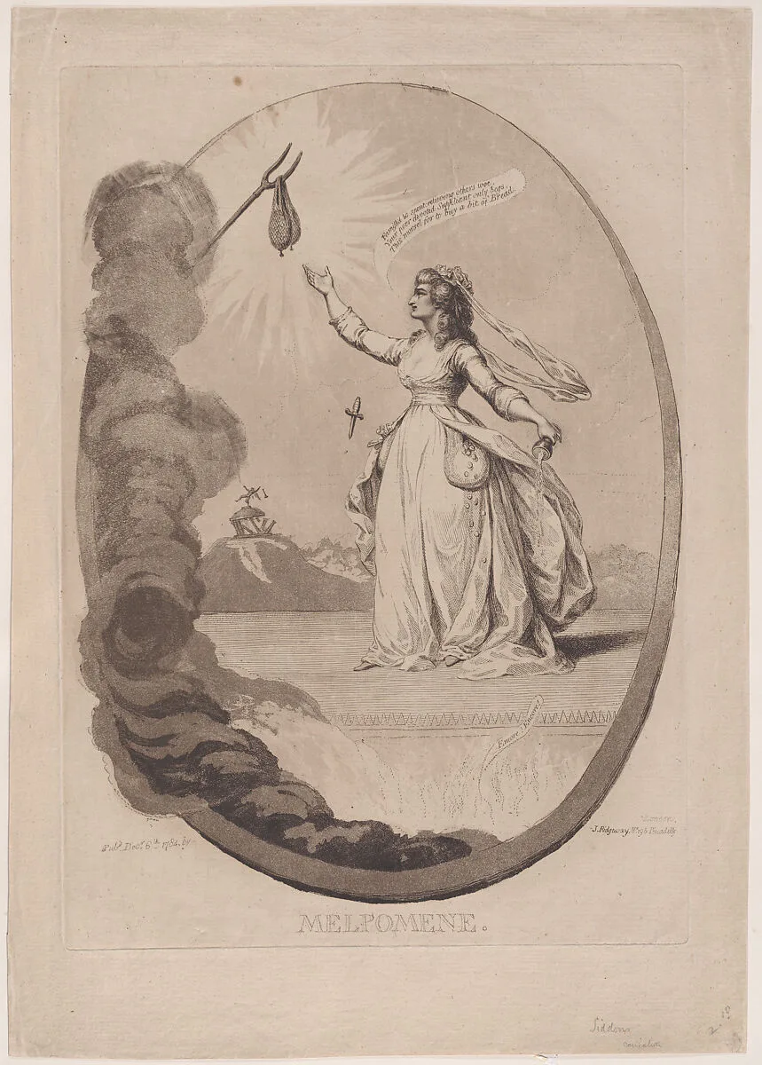 Melpomene — James Gillray|J. Ridgeway