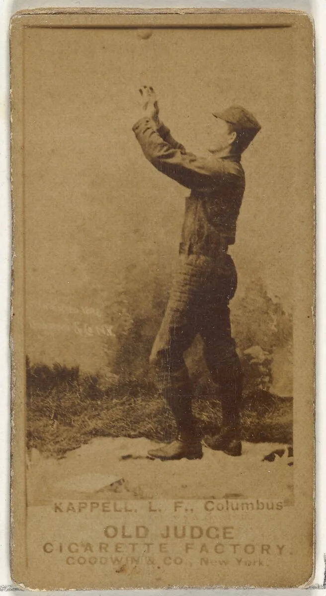 Henry "Heinie" Kappel, Left Field, Cleveland, from the Old Judge series (N172) for Old Judge Cigarettes — Goodwin & Company