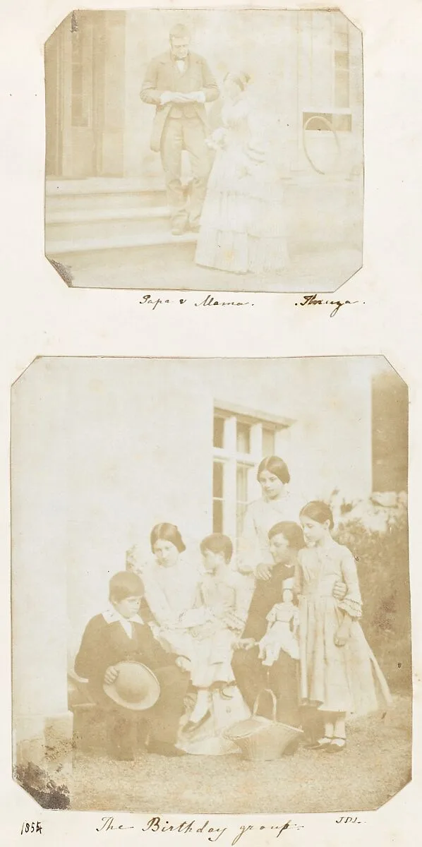 Papa & Mama; The Birthday Group — Thereza Dillwyn Llewelyn|John Dillwyn Llewelyn