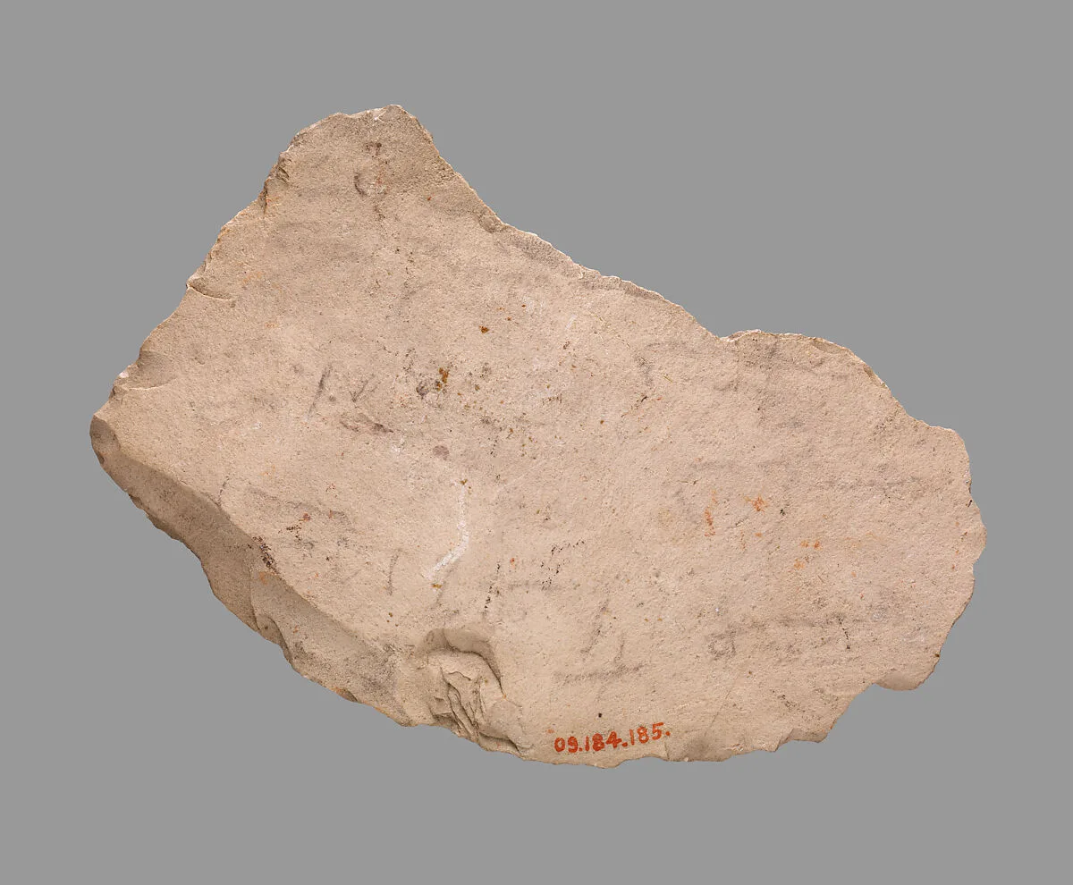 Hieratic Ostracon — Unknown