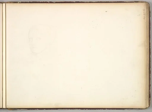Head of a Boy or Youth (in Sketch Book With Drawings on Twenty-six Leaves)
