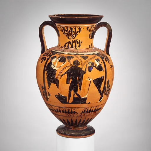 Terracotta neck-amphora (jar)