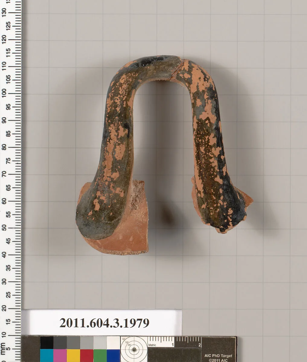 Terracotta fragment of a kylix (drinking cup) — Unknown