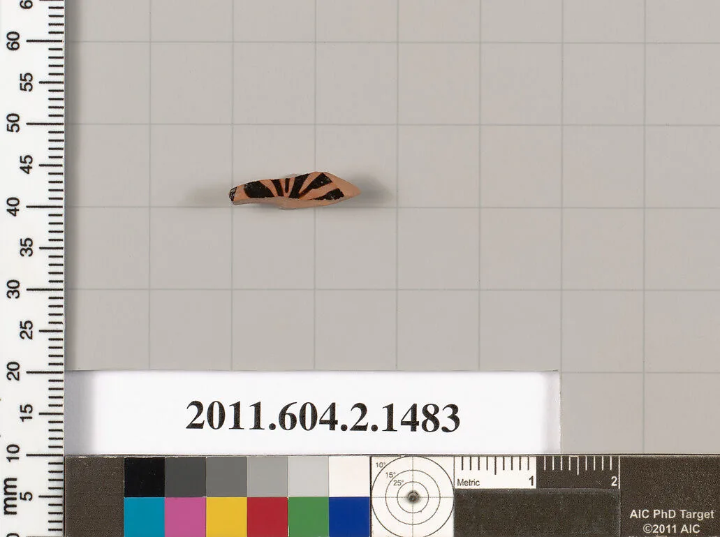 Terracotta fragment of a skyphos (deep drinking cup) — Unknown