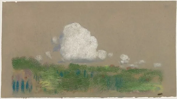 Landscape with Clouds — Arthur B. Davies