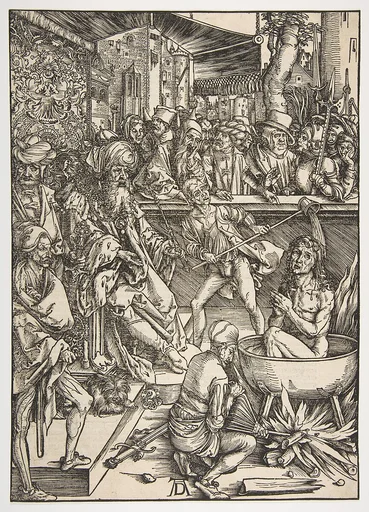 The Martyrdom of Saint John, from "The Apocalypse", Latin Edition