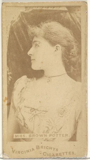 Mrs. Brown Potter, from the Actors and Actresses series (N45, Type 1) for Virginia Brights Cigarettes