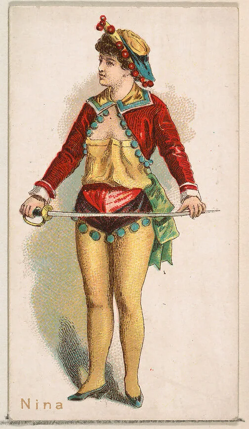 Nina, from the Ballet Queens series (N182) issued by Wm. S. Kimball & Co. — William S. Kimball & Company