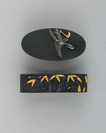 Sword-Hilt Collar and Pommel (Fuchigashira)