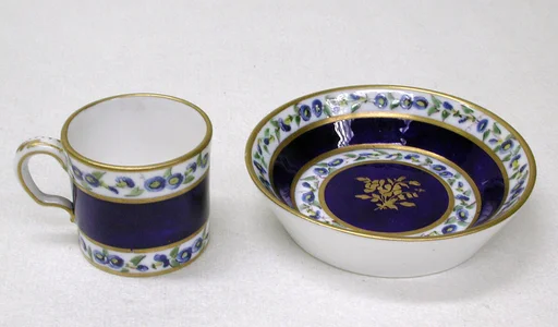 Miniature cup and saucer