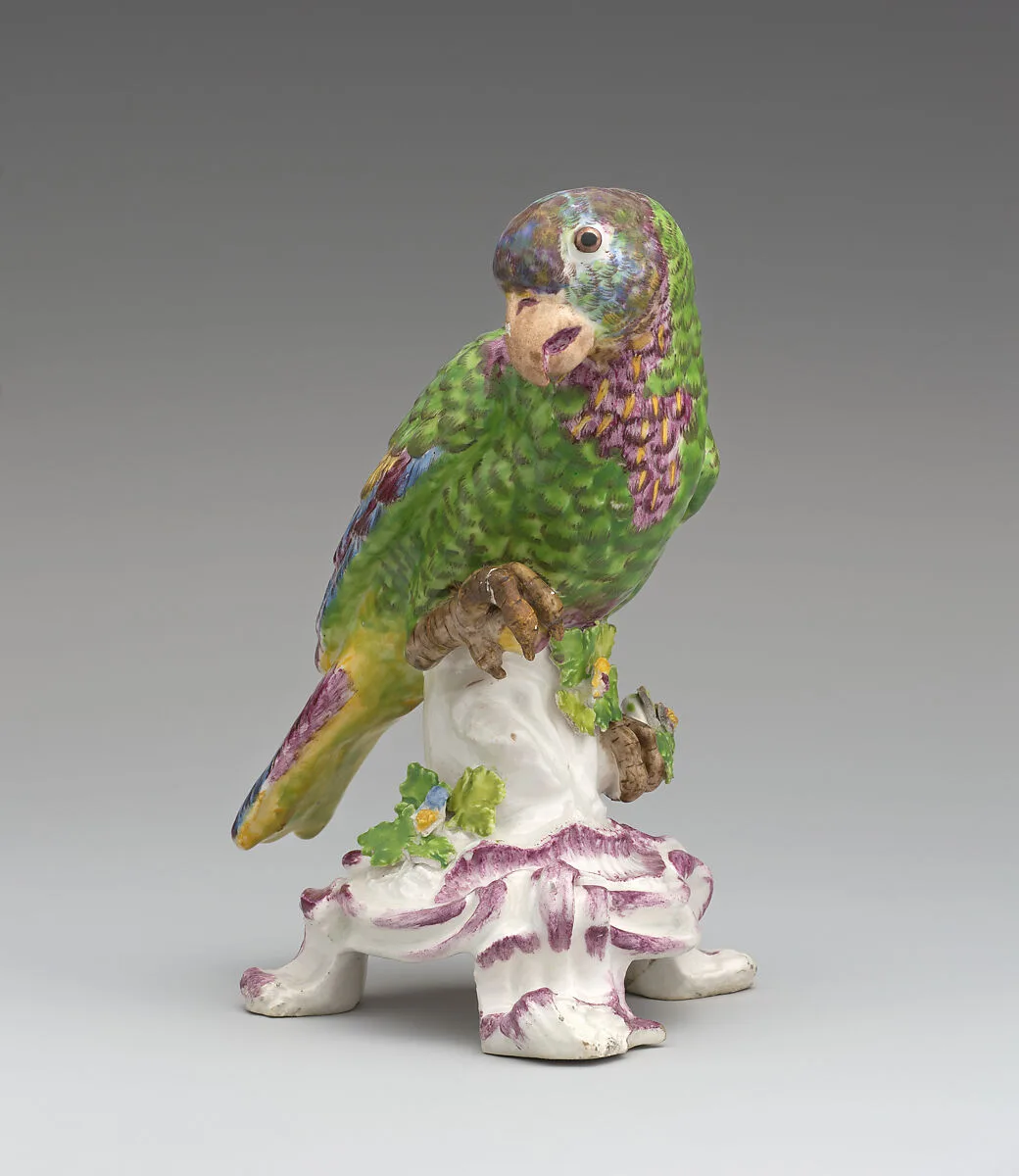 Parrot — Bow Porcelain Factory