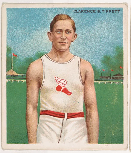 Clarence Tippett, Track and Field, from Mecca & Hassan Champion Athlete and Prize Fighter collection, 1910