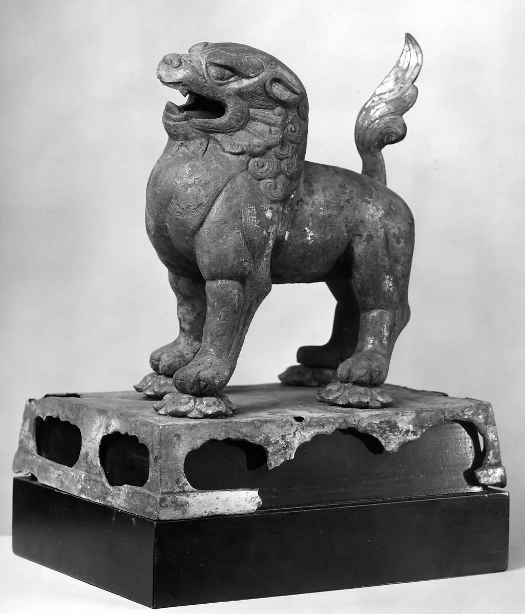 唐 鎏金青銅獅子|Lion — Unknown