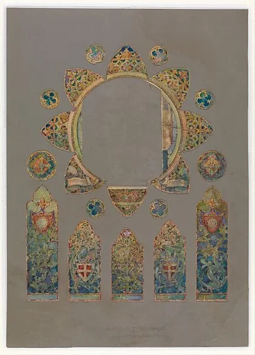 Design for a stained glass window