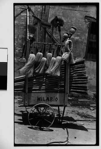 [Broom Vendor's Cart, Havana]