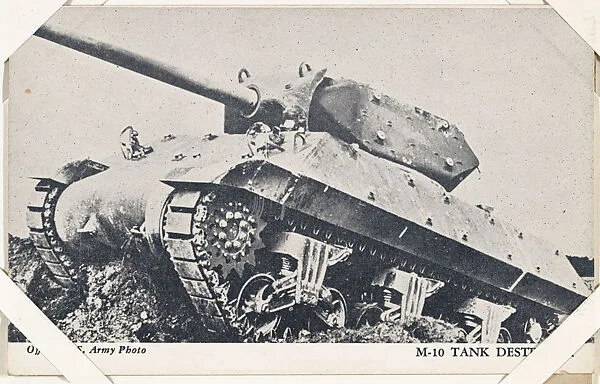 M-10 Tank Destroyer from Military--Official Photos cards (W615) — Unknown
