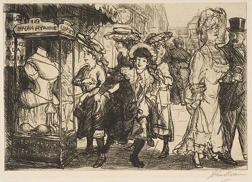 The Show Case; from the series 'New York City Life'