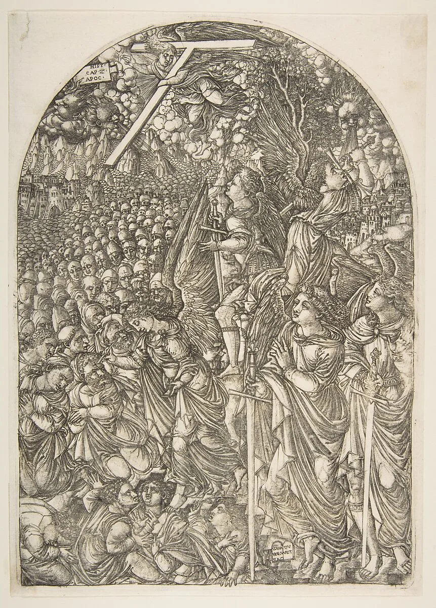 Four Angels holding back the Winds, from the Apocalypse — Jean Duvet
