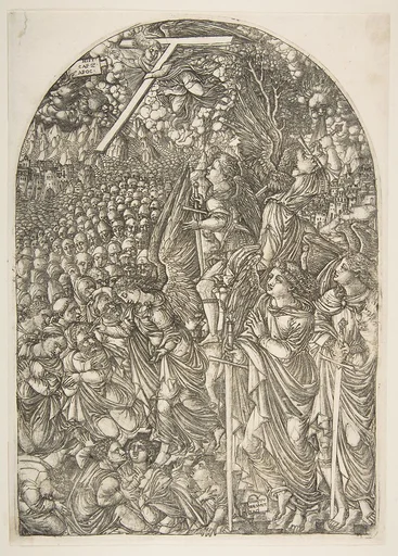 Four Angels holding back the Winds, from the Apocalypse