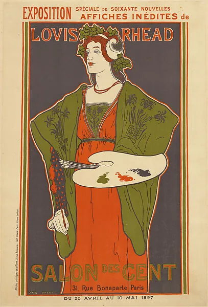 Salon des cent — Louis John Rhead|Imprimerie Chaix (Ateliers Chéret)