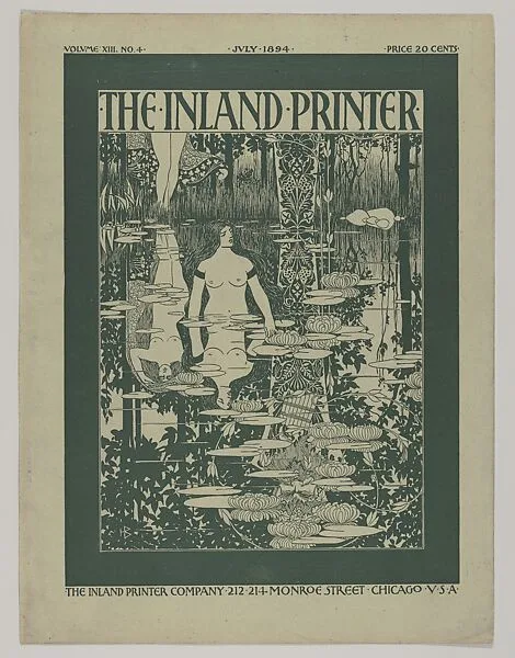 Cover: The Inland Printer, Vol. XIII, No. 4 — The Inland Printer Company|William Henry Bradley