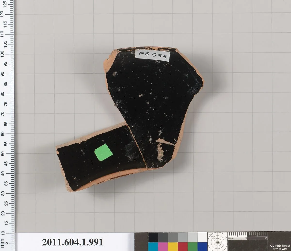 Terracotta fragment of a kylix (drinking cup) — Unknown