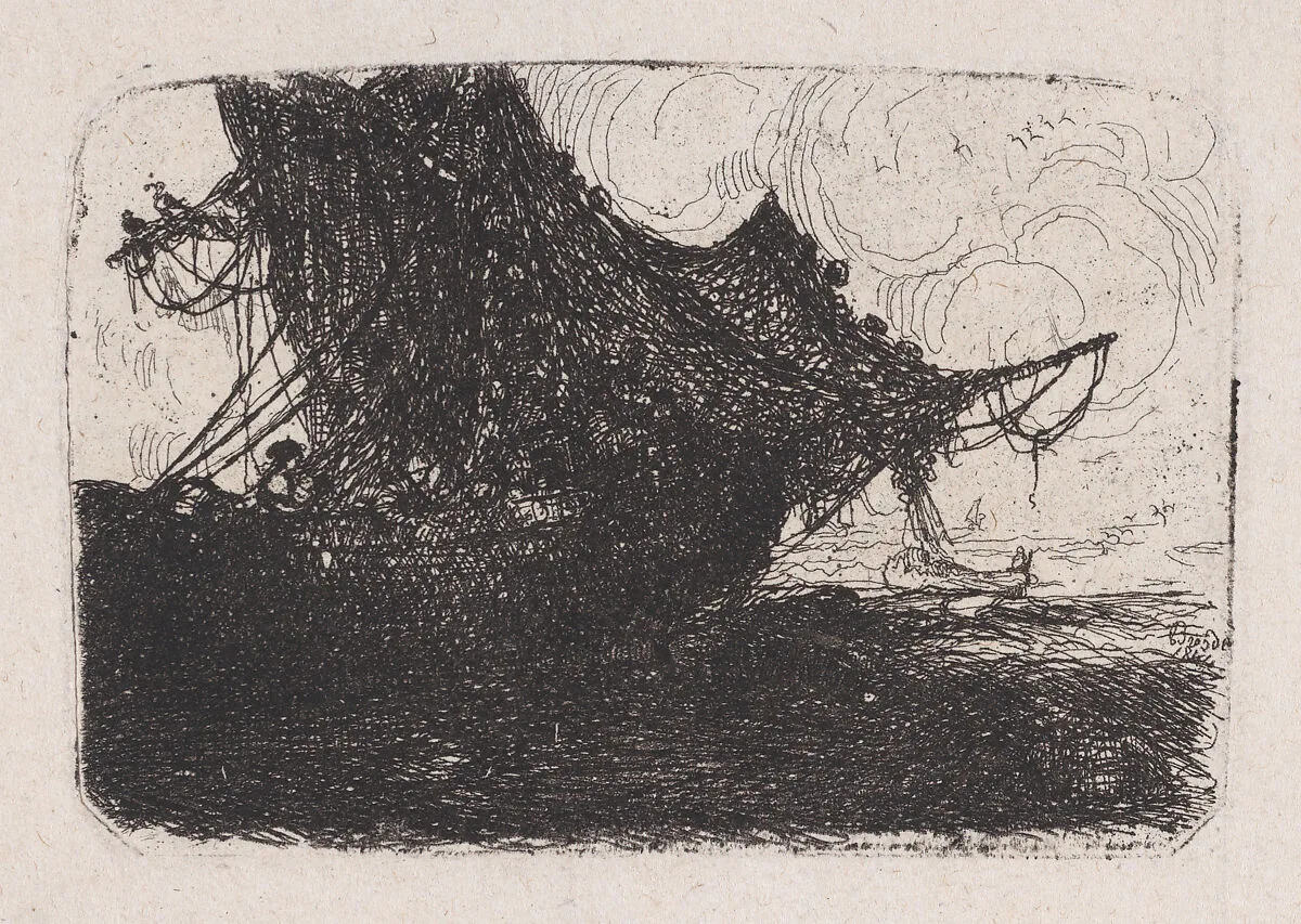 La Caravelle (The Caravel) — Rodolphe Bresdin