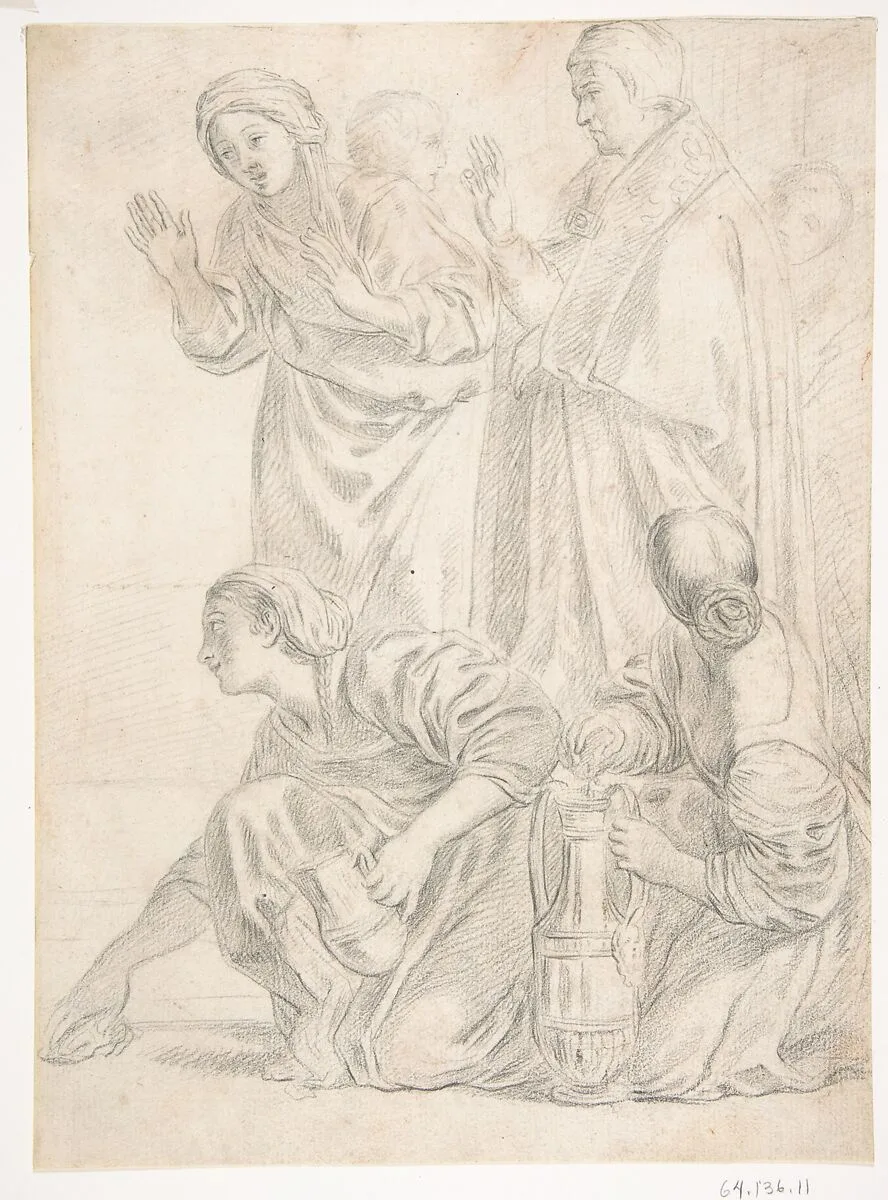 Portion of the Martyrdom of Saint Cecilia — Domenichino (Domenico Zampieri)