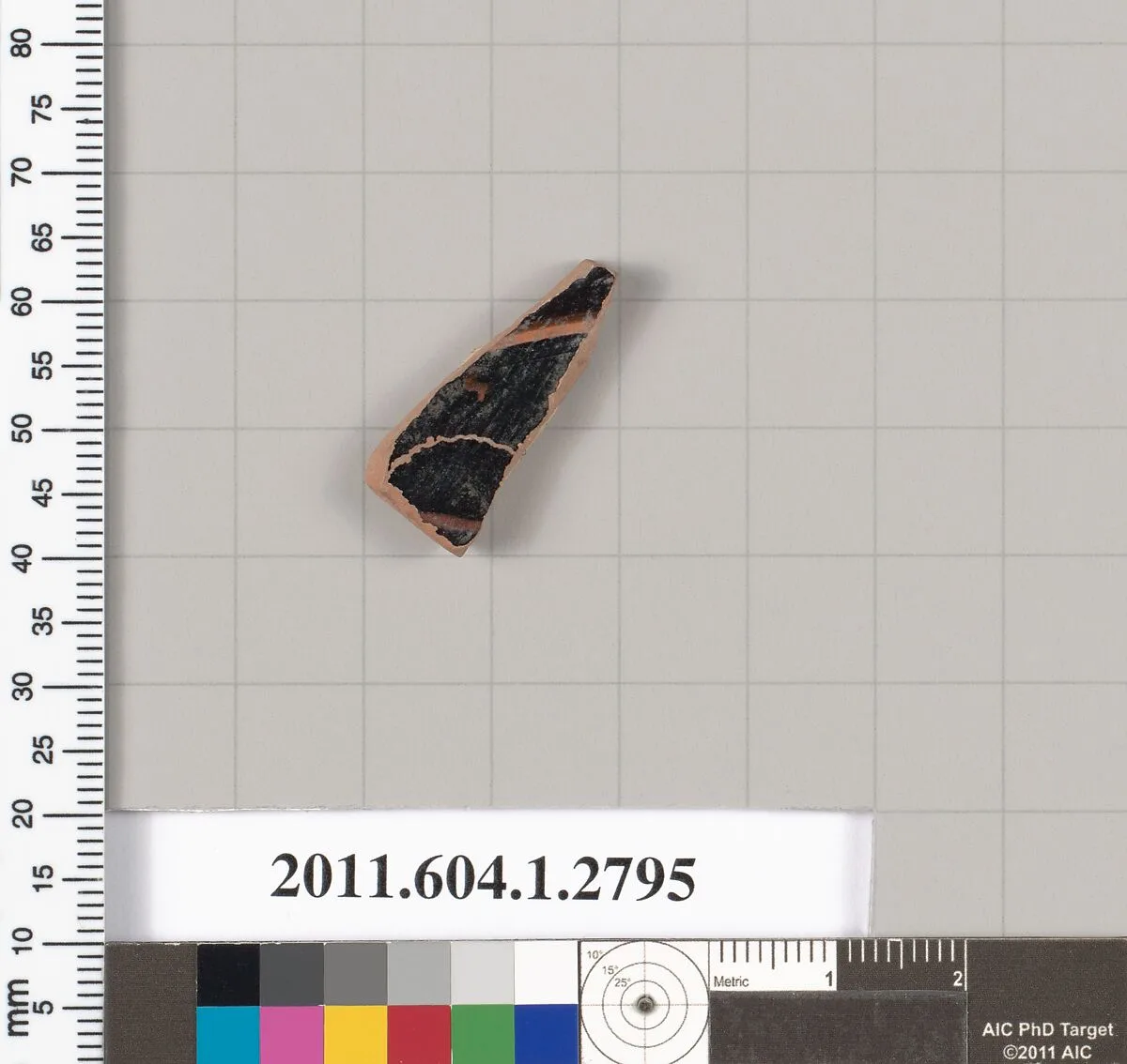 Terracotta fragment of a kylix (drinking cup) — Unknown