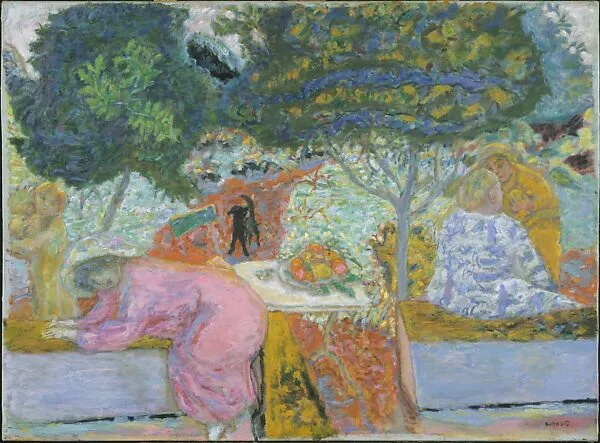 Morning in the Garden at Vernonnet — Pierre Bonnard
